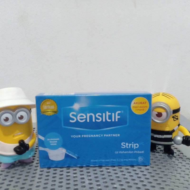 Sensitif strip wadah