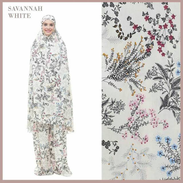 Mukena savannah white.