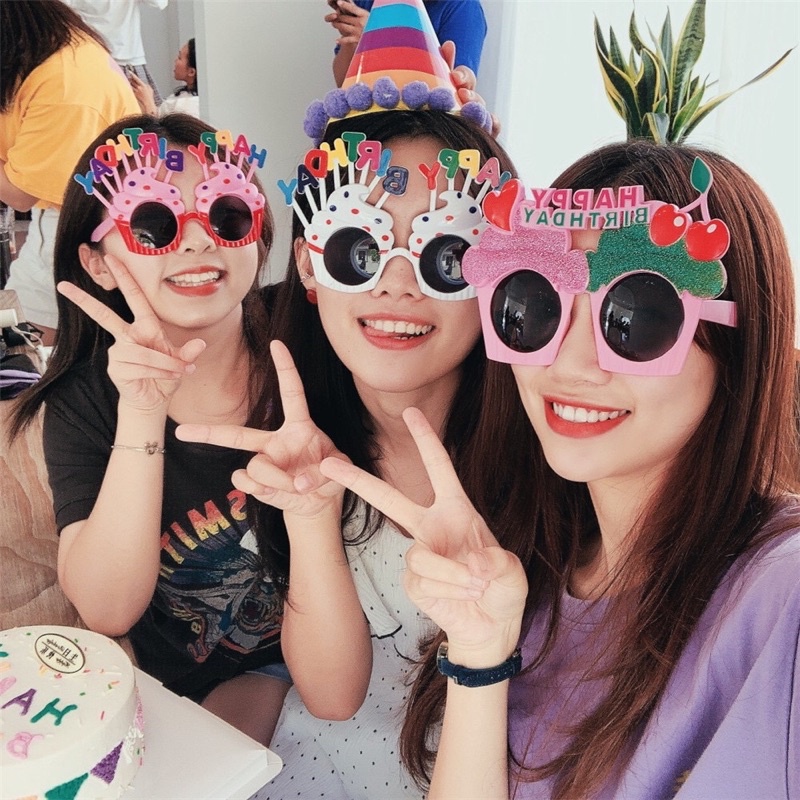 Kacamata Happy Birthday