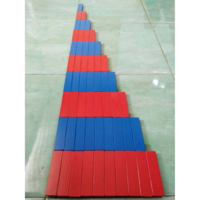 Montessori number rod