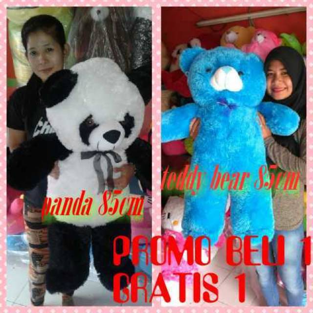 PROMO teddy bear/panda 85cm