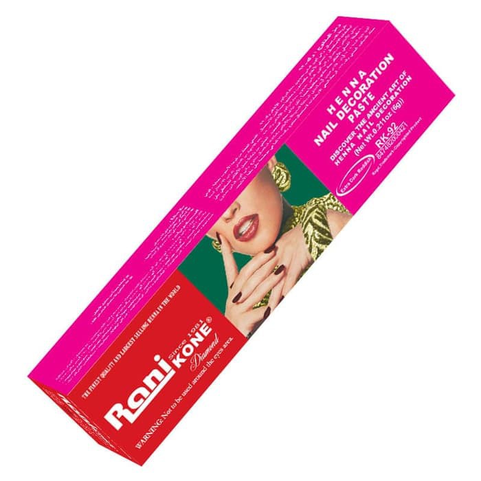 RANI NAIL DECO RK92 - EXTRA DARK REDDISH