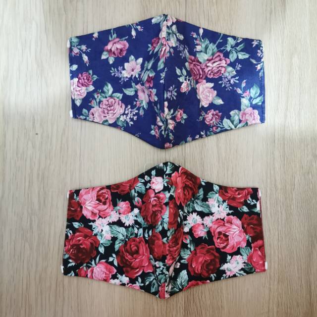 Masker Dewasa Headloop 3 ply Rose