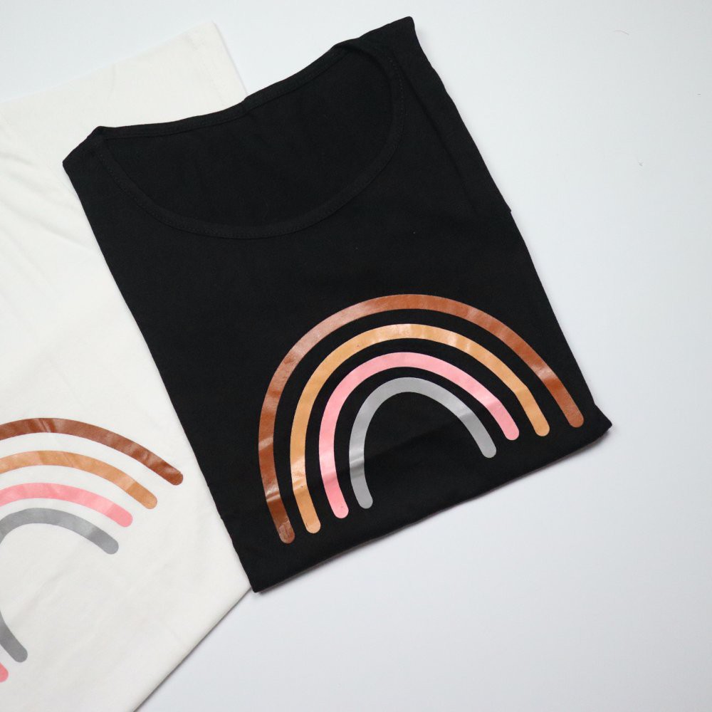 T-SHIRT BOHO RAINBOW