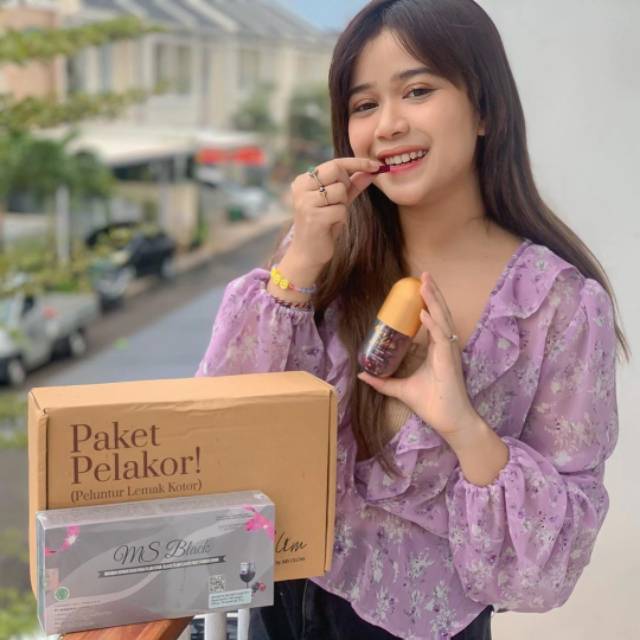 PAKET PELAKOR MS SLIM (MSBLACK+MSCAPSULE)