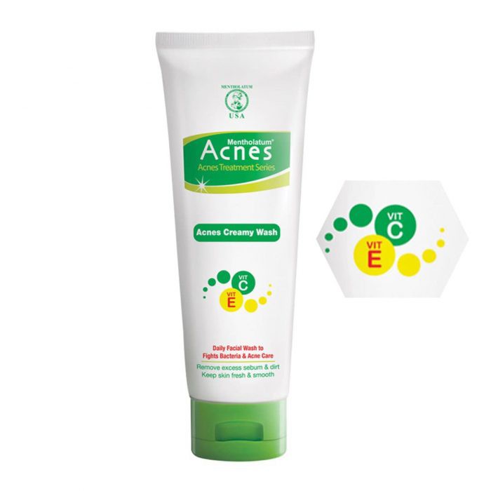 Acnes Creamy Wash Vit E Vit C 100gr