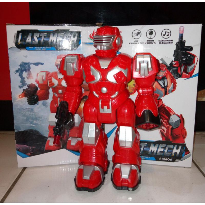 Mainan Robot Last Mech LED