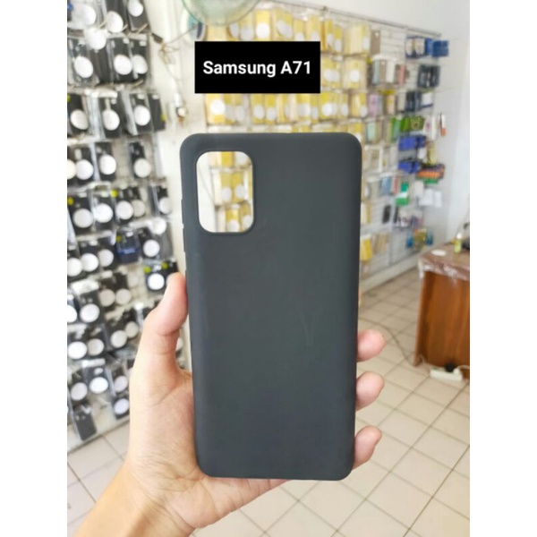 SOFTCASE BLACK SAMSUNG A71