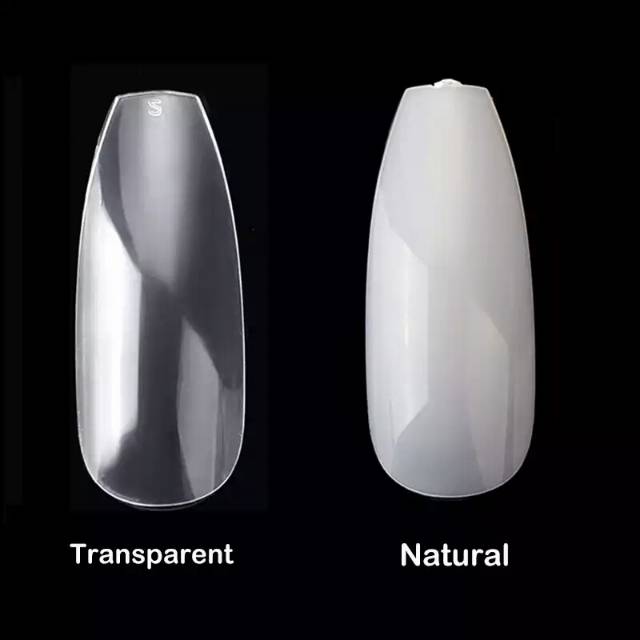 500pc Fake Nails Coffin Shape