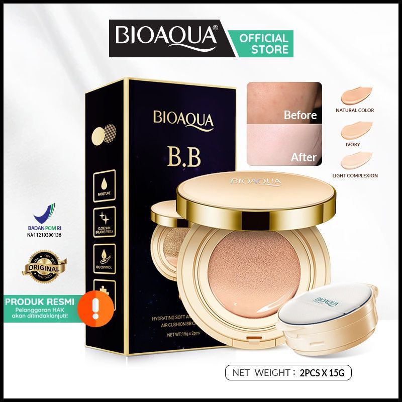 [BPOM] BIOAQUA BB CREAM AIR+REFIL