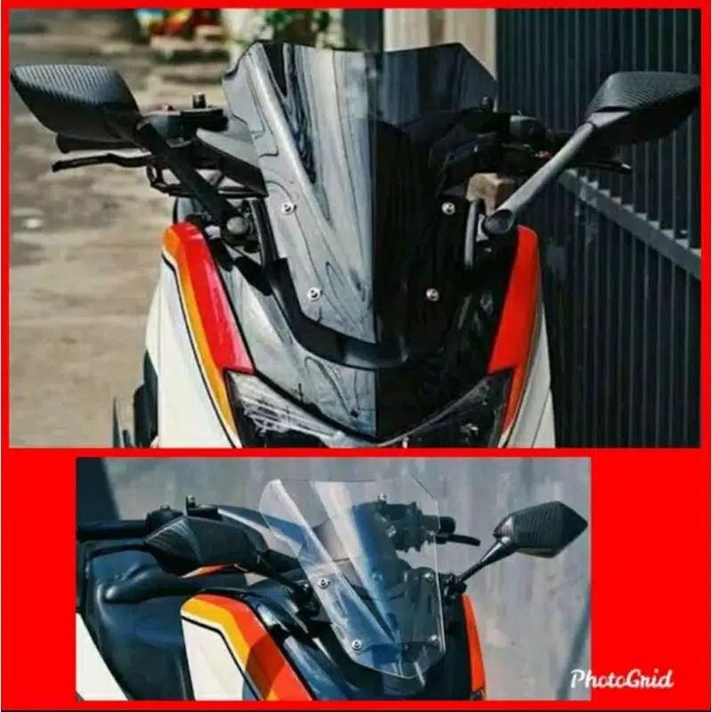 Windshield Nmax Lama Mini Vector Visor Nmax Lama Mini Vector Tanpa Bracket