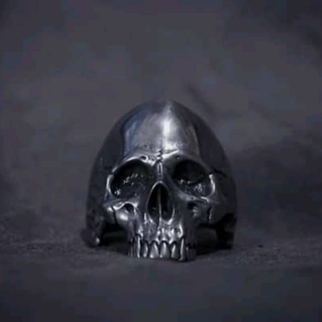 Cincin tengkorak Skull ring 9
