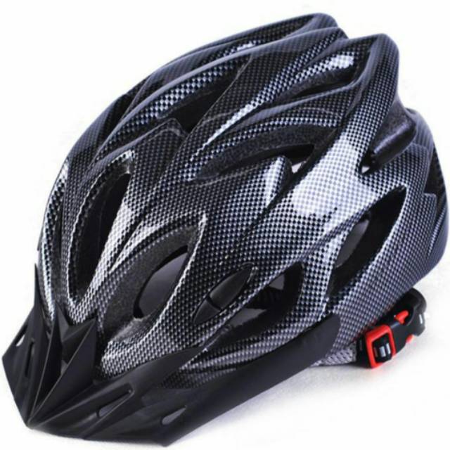 HELM SEPEDA CARBON BLACK