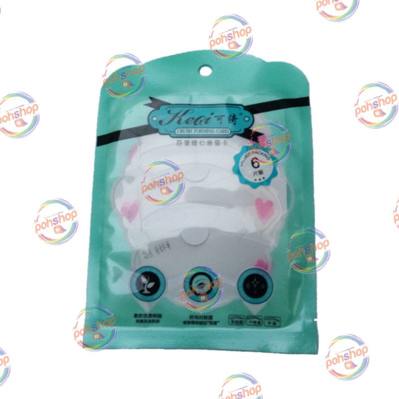 Keqi Cetakan Alis 6 set
