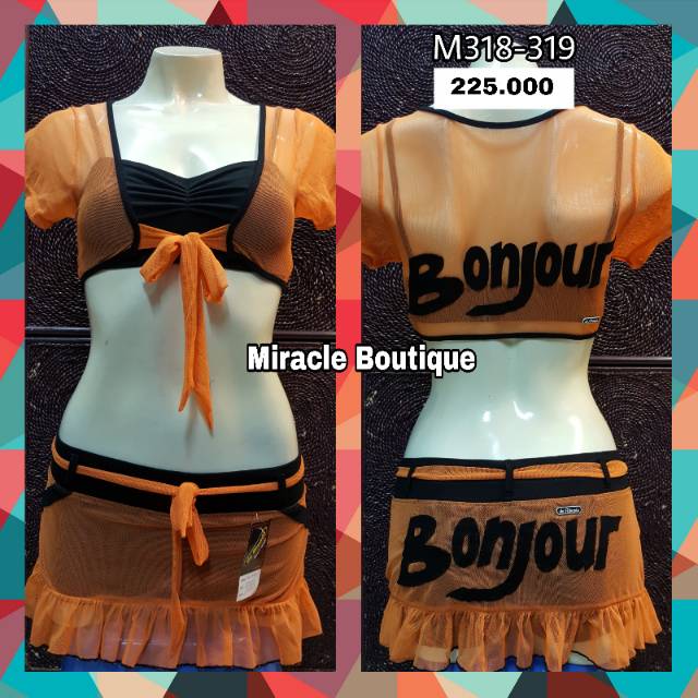 Setelan Baju Senam Rok