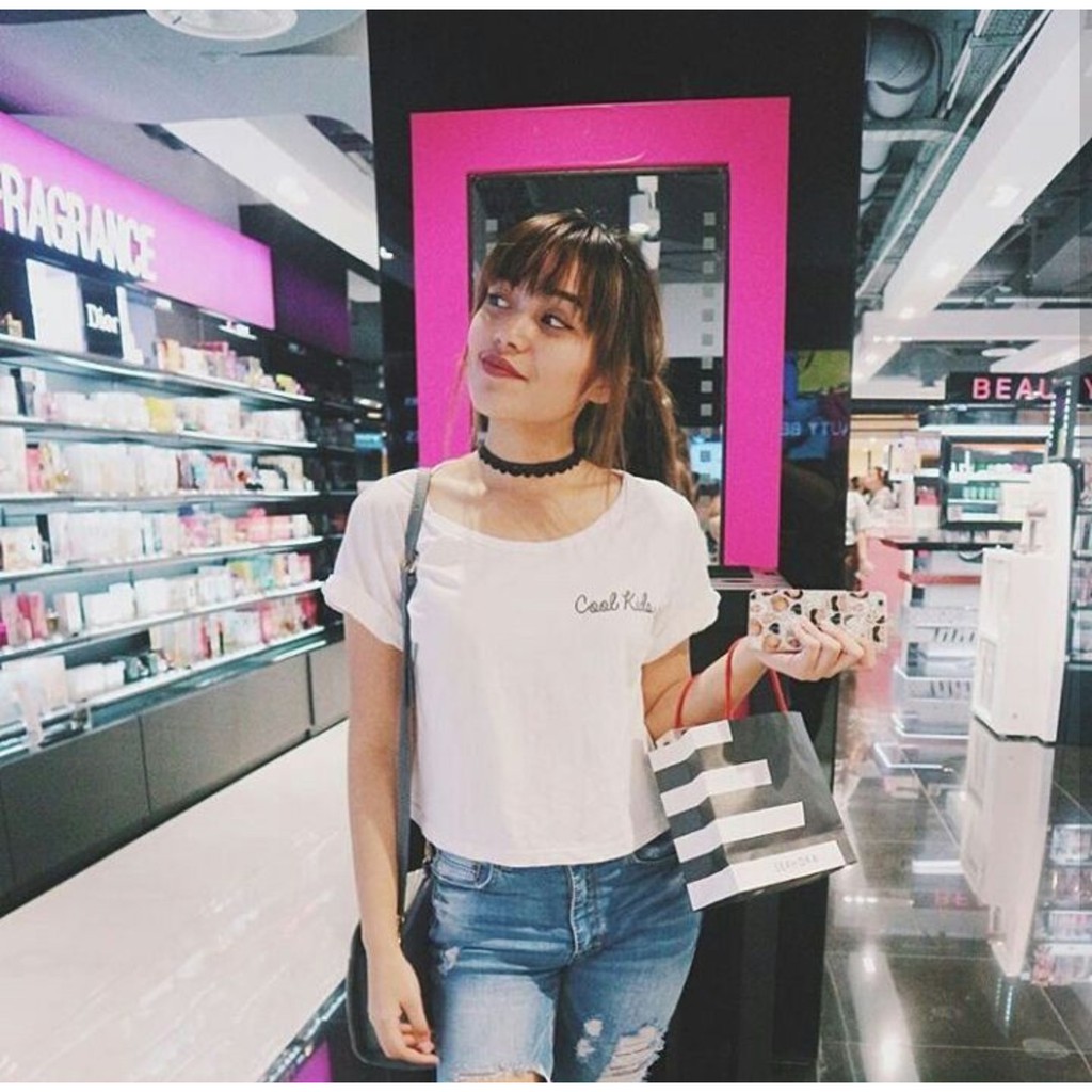 Croptee Putih Cool kids