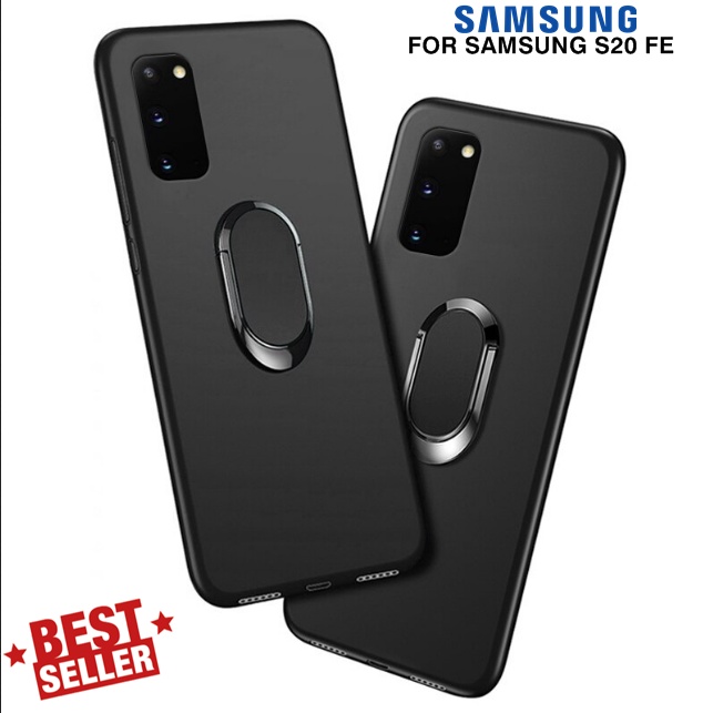 Case Samsung S20 FE RING Magnetic Slim Matte Macaron Softcase Casing