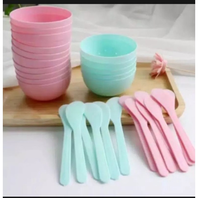 Mangkok Masker dan spatula