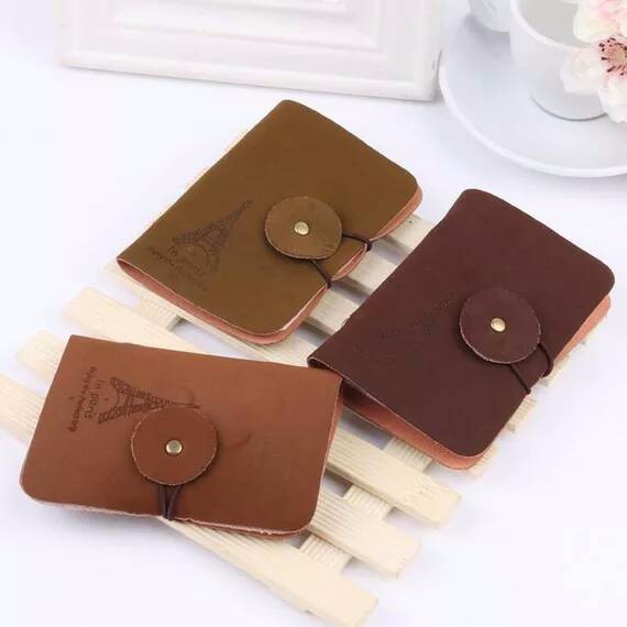 (PROMO) Dompet Kartu Kulit Eiffel
