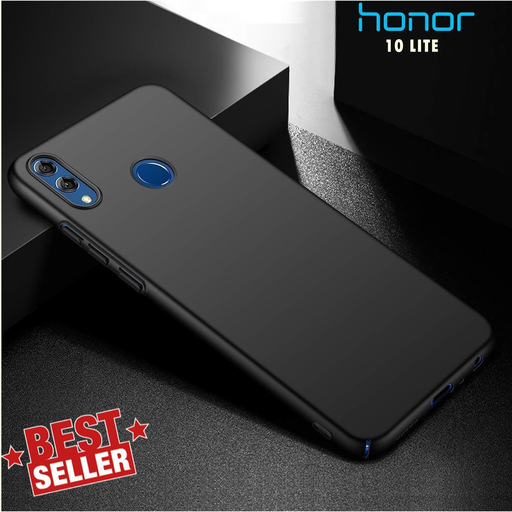 Case honor 10 lite Slimatt Soft Case macaron list Black edition Casing