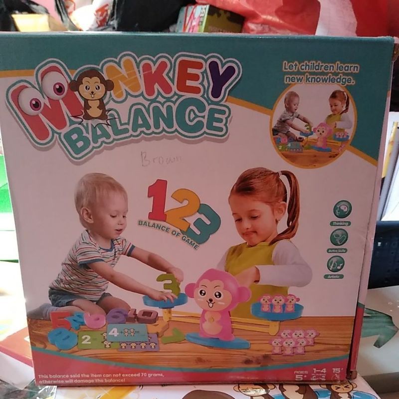 mainan anak balance Monkey