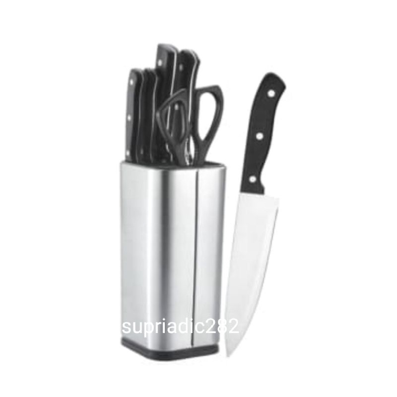 Pisau Dapur Stainless Set 6 pcs