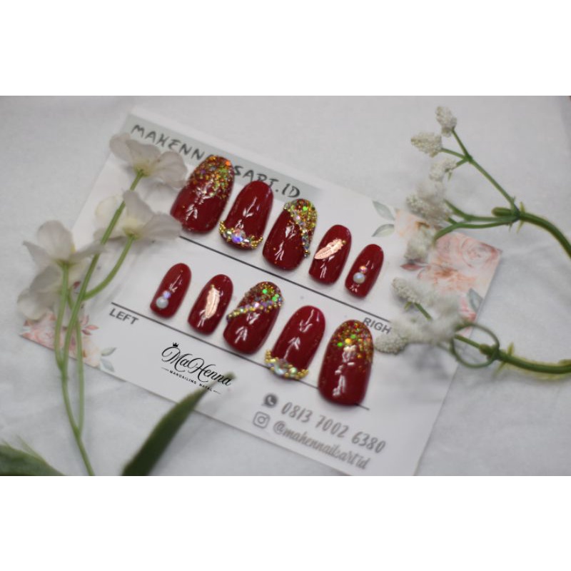 Fakenails Homemade Maroon