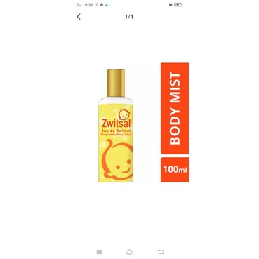 zwitsal eau de toilete 100ml
