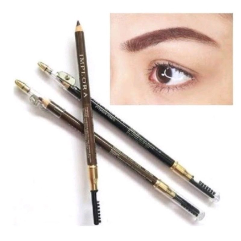 Pensil alis implora/ eyebrow implora 2 in 1