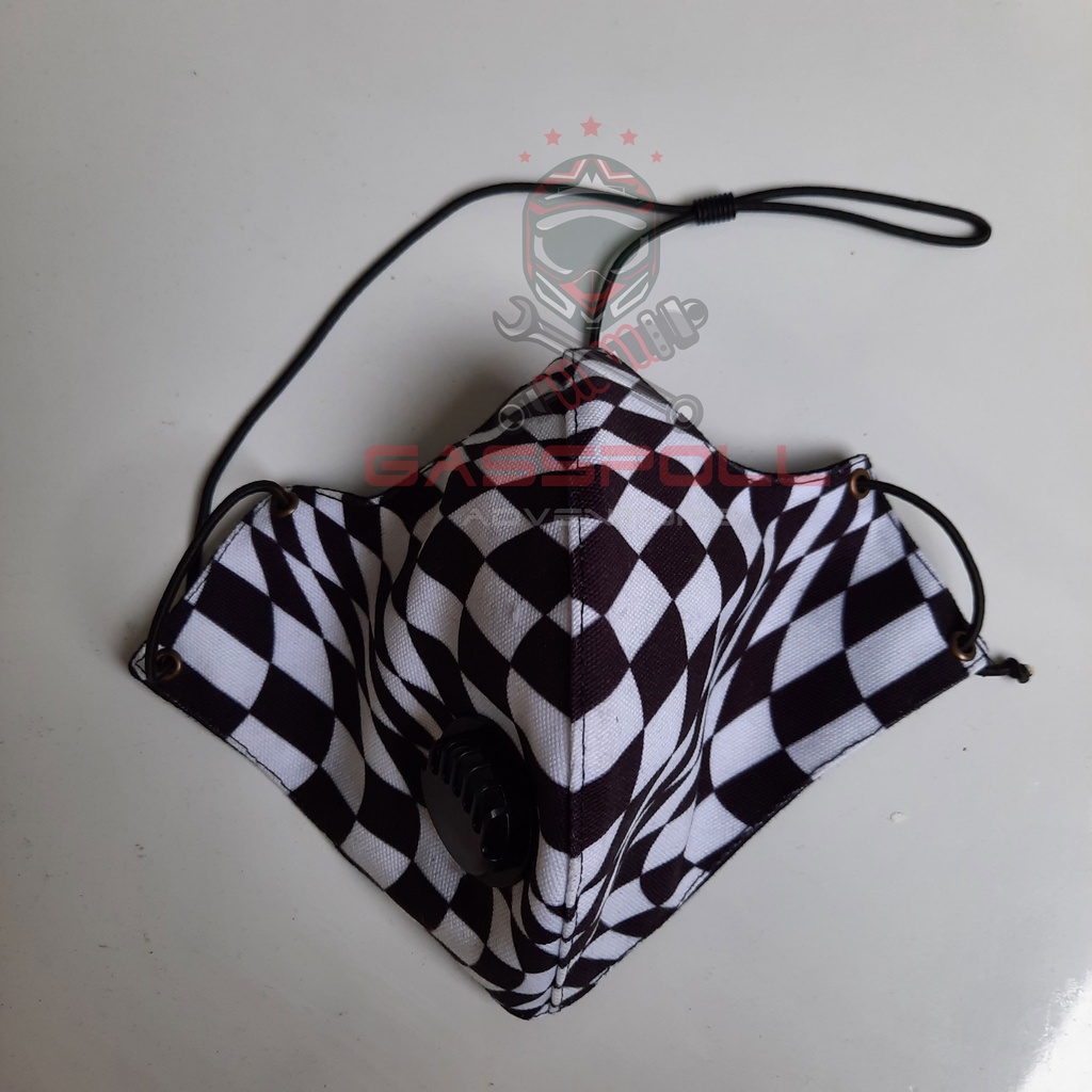 MASKER MOTOR CANVAS PREMIUM CK - START FLAG