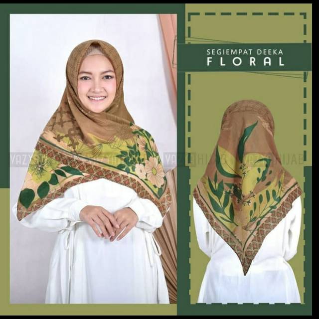 Segiempat Deeka Floral