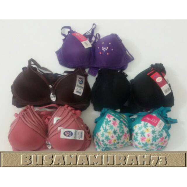 6 Pcs Bra Murah