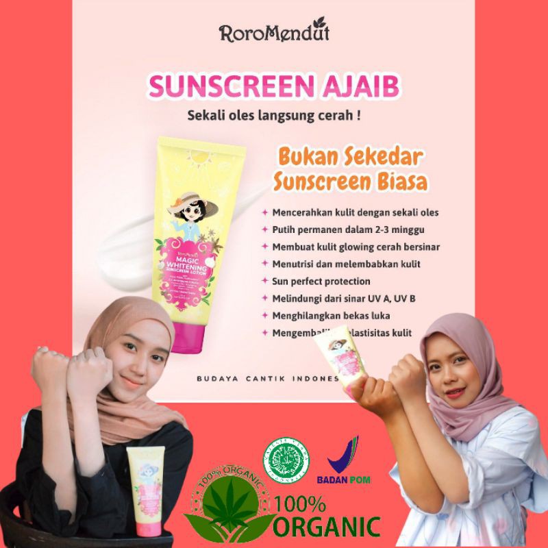 Sun Screen Magic Whitening - Lotion Pemutih