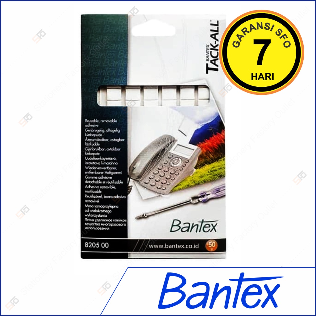 Tack It Bantex - 90pcs - Lem Tempel