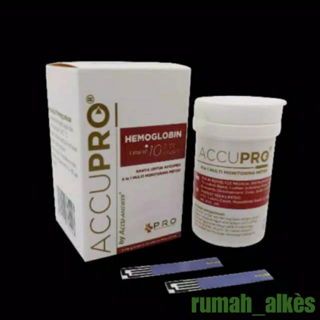 STRIP HEMOGLOBIN ACCUPRO 10 STRIP