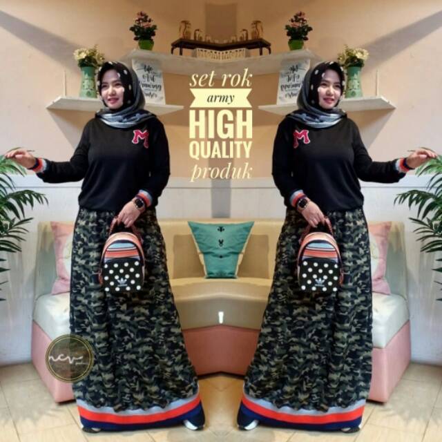Set rok army rib bawah