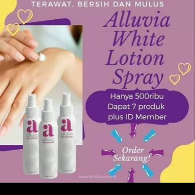 Alluvia lotion spray