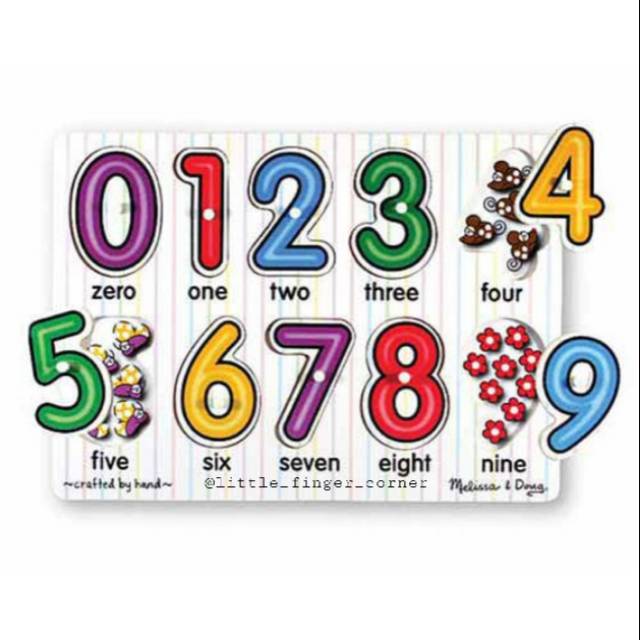 Puzzle Numbers Angka
