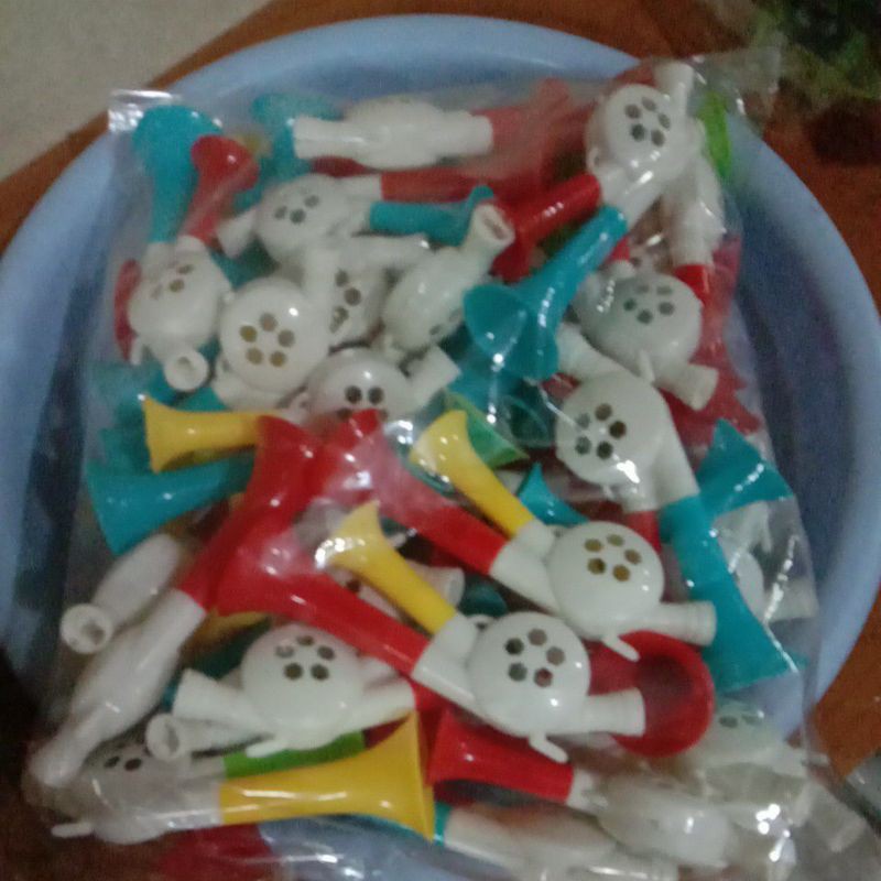mainan trompet double isi 50/pack