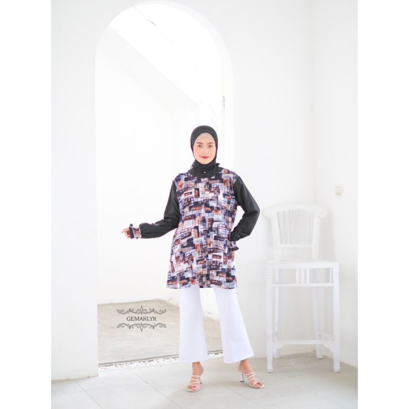 abstrak blouse