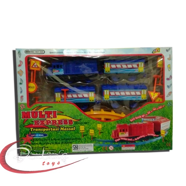 mainan edukasi/kereta ekspres