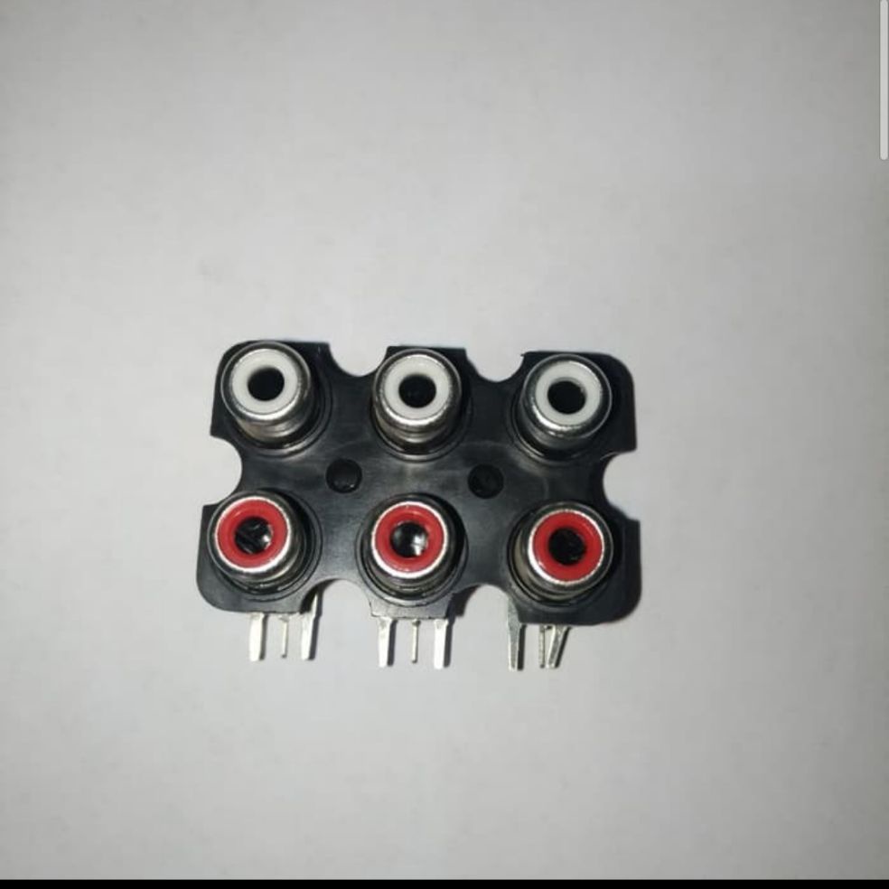 soket rca 6 pin bell