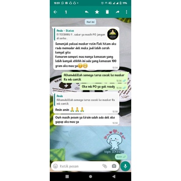 masker wajah alami