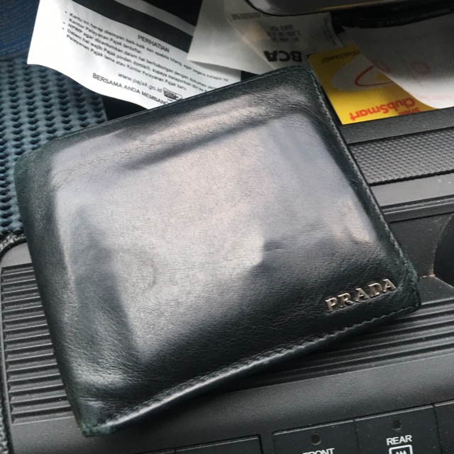 Dompet prada tessuto