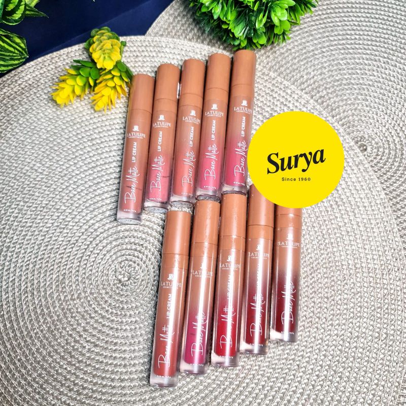 La tulipe bare matte lip cream