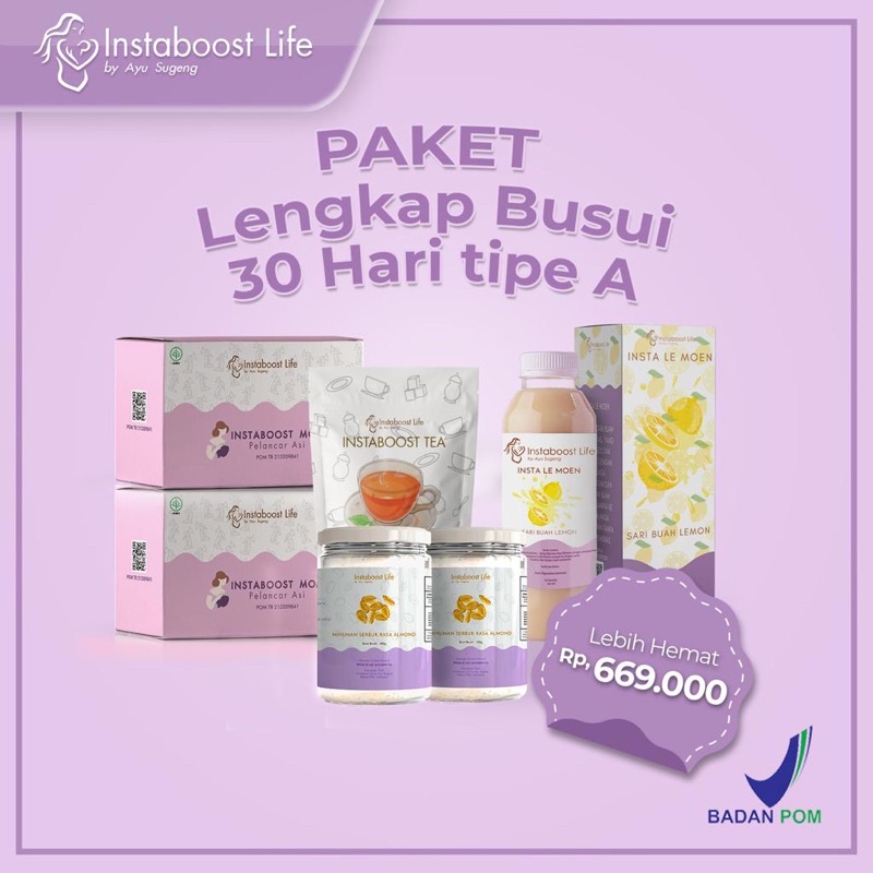 PAKET LENGKAP BUSUI 30 HARI