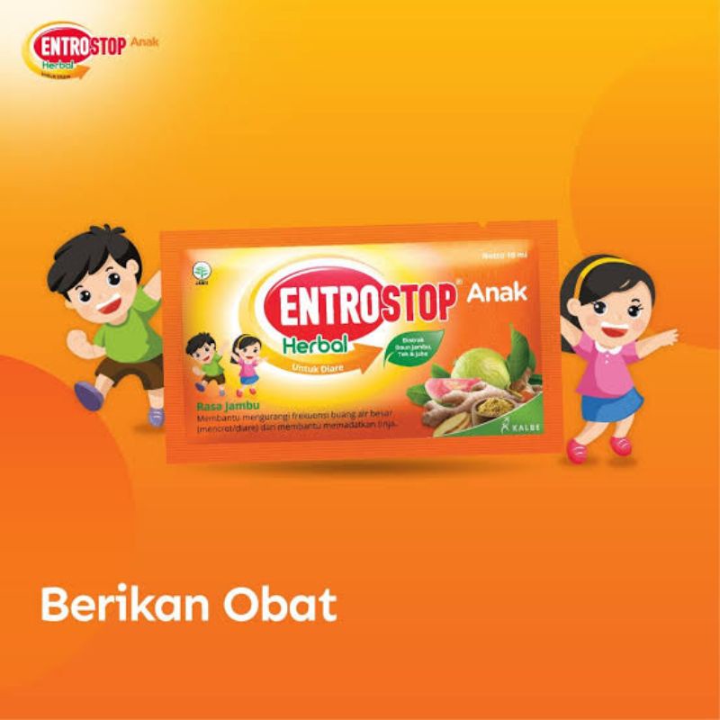 Entrostop Anak Herbal 1box(6Sachet)