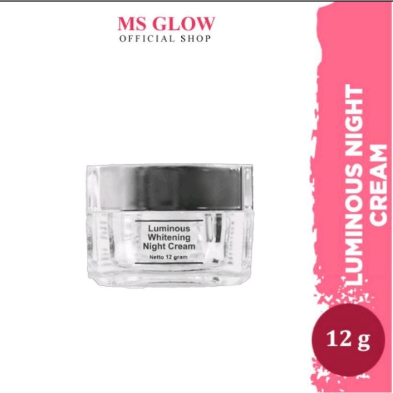 NIGHT CREAM LUMINIOUS MSGLOW