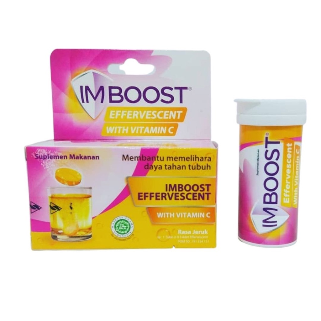 IMBOOST EFFERVESCENT RASA JERUK @8 TABLET