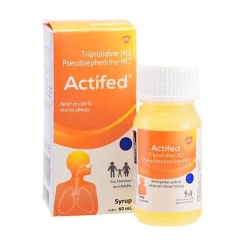 Actifed Sirup 60ml (Kuning)